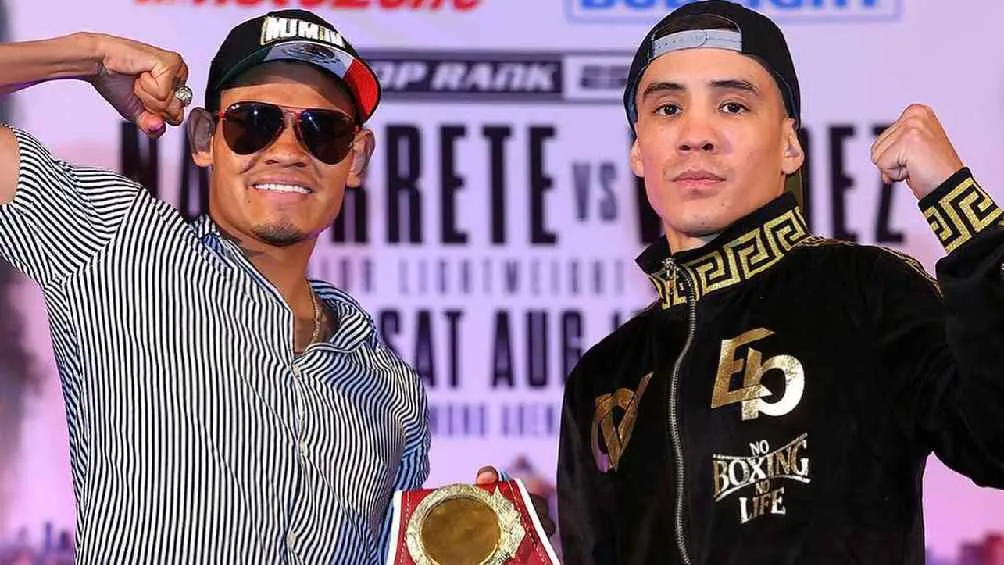 TWITTER @oscarvaldez56 Navarrete y Valdez disputan el titulo superpluma