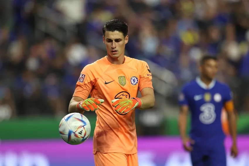 MEXSPORT Kepa en un partido del Chelsea