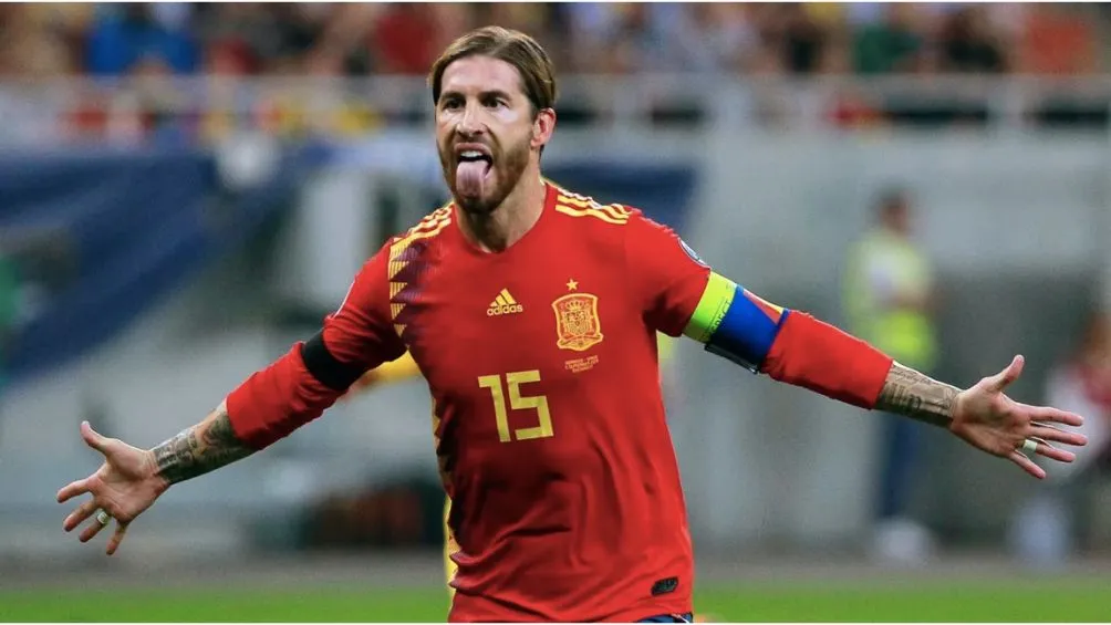 AP Sergio Ramos con la Selección Española
