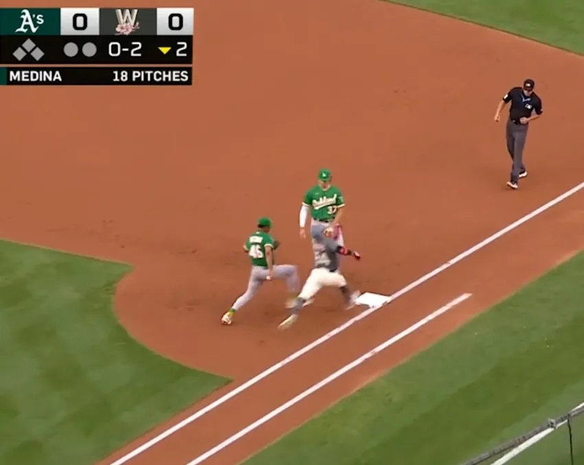 Momento exacto del exceso de confianza de Luis Medina