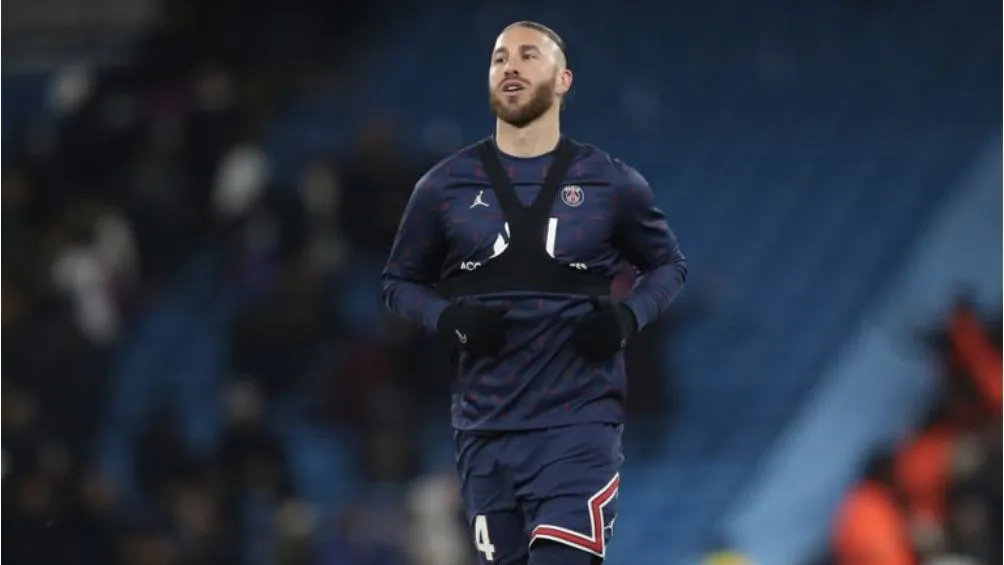 AP Sergio Ramos con el Paris Saint-Germain