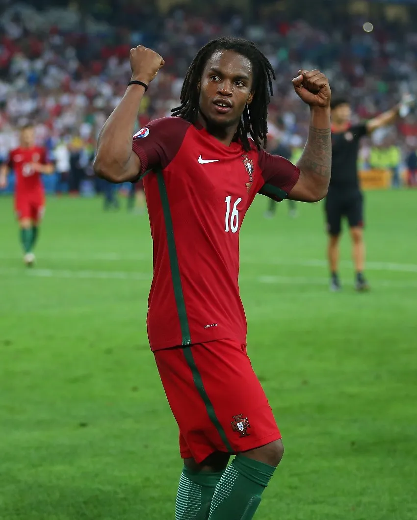 Sanches con la Selección de Portugal