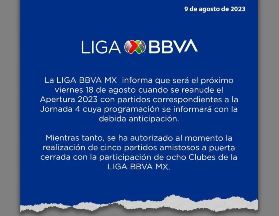 La Liga MX está de regreso