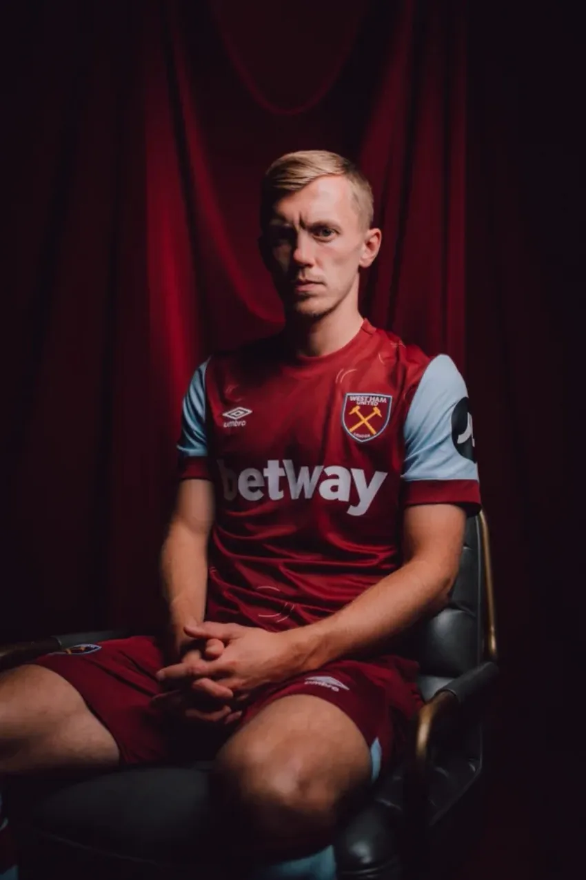 James Ward-Prowse en su presentación con West Ham