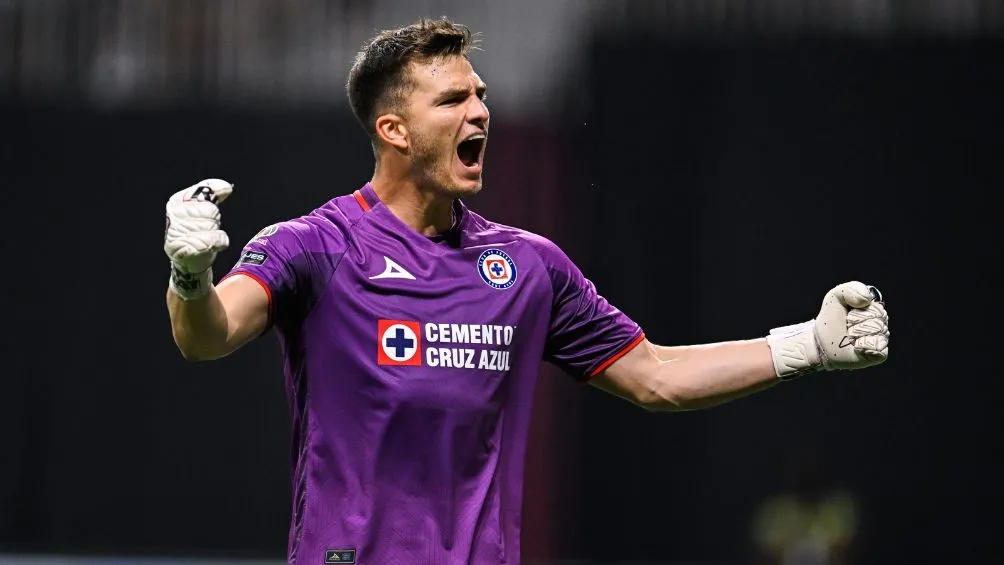Sebastián Jurado celebrando uno de los goles celestes