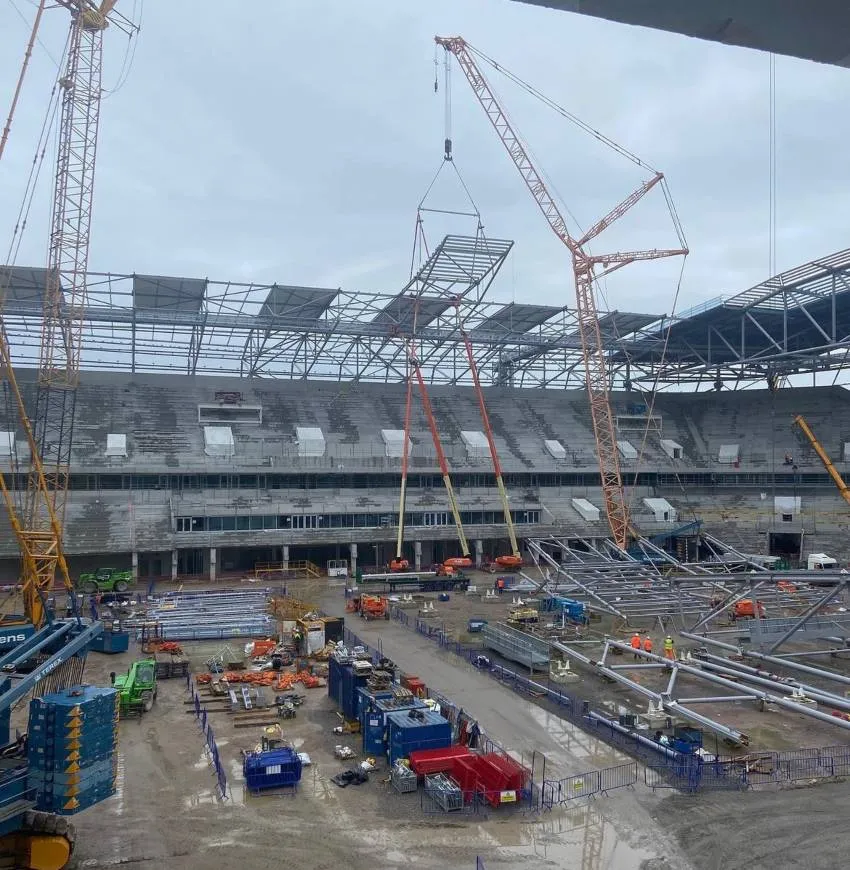 Las construcciones avanzan