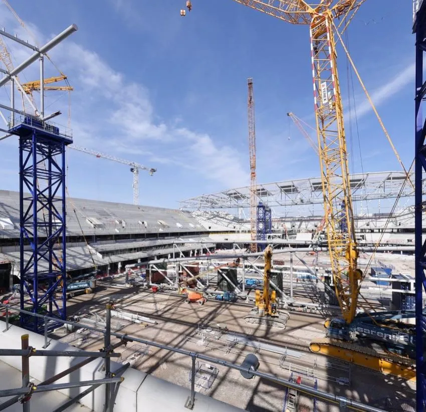 El interior del nuevo estadio