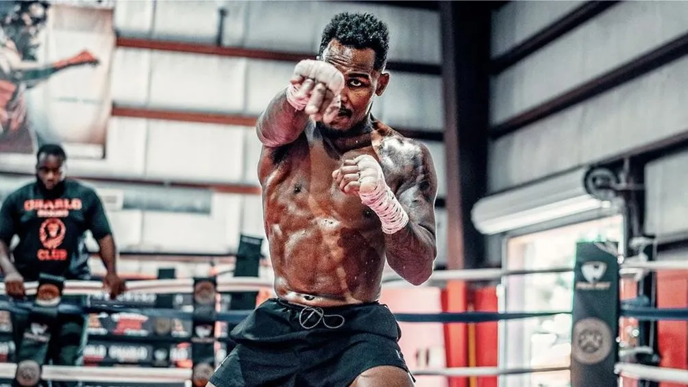 Charlo en su entrenamiento