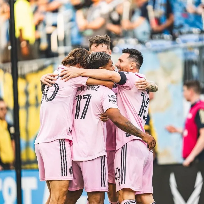 INSTAGRAM @leomessi Inter Miami celebrando el gol