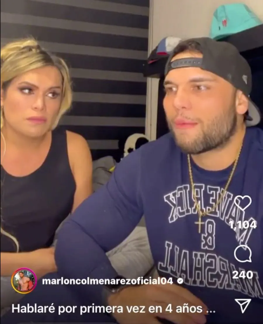INSTAGRAM: @marloncolmenarezoficial04 Live de Marlon en Instagram.