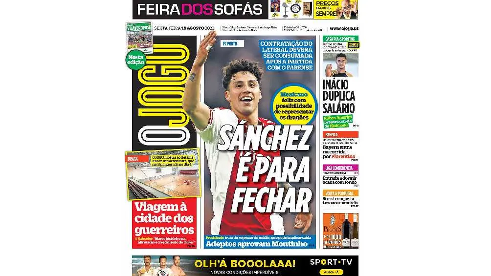 Portada del medio portugués