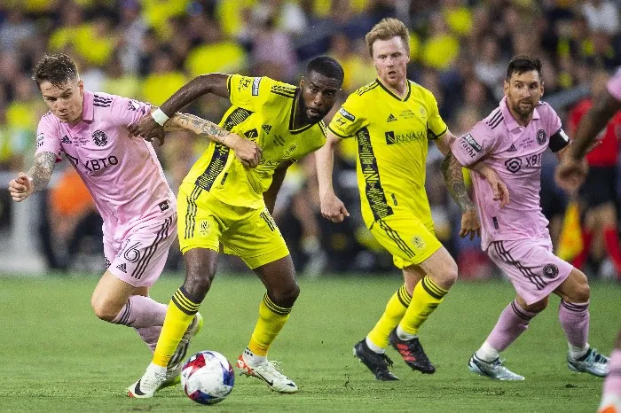 Inter Miami enfrentando al Nashville