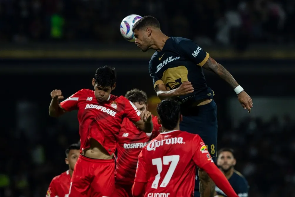Pumas y Toluca repartieron puntos