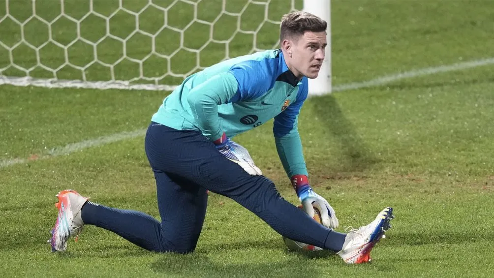 AP El arquero en un calentamiento previo a un partido