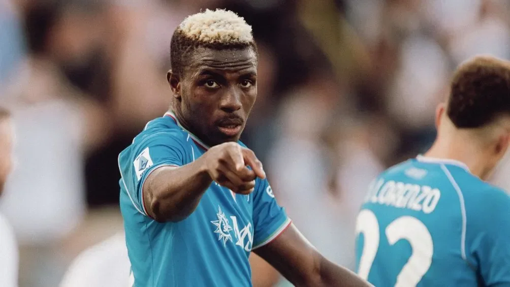 Osimhen celebra uno de sus goles