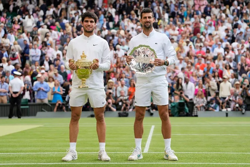 AP Alcaraz y Nole se enfrentarán en la Final del Masters 100o