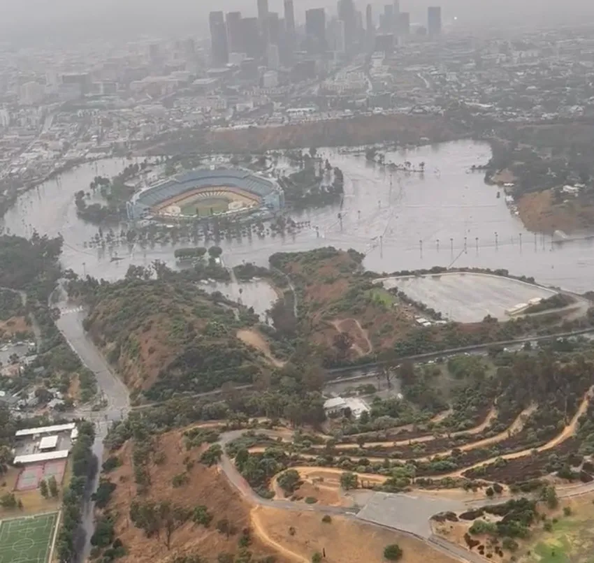 Estragos de la tormenta Hilary
