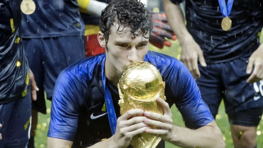 Pavard durante el Mundial de Rusia