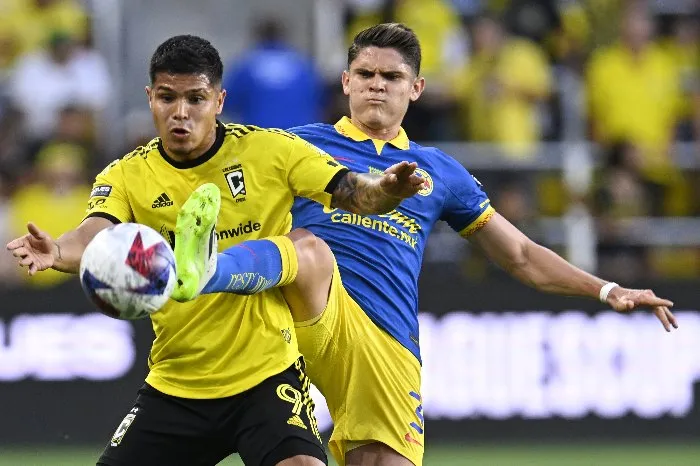 Israel Reyes jugando la Leagues Cup