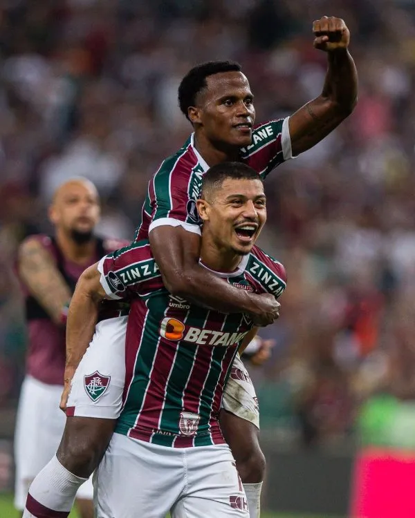 Fluminense celebrando el triunfo