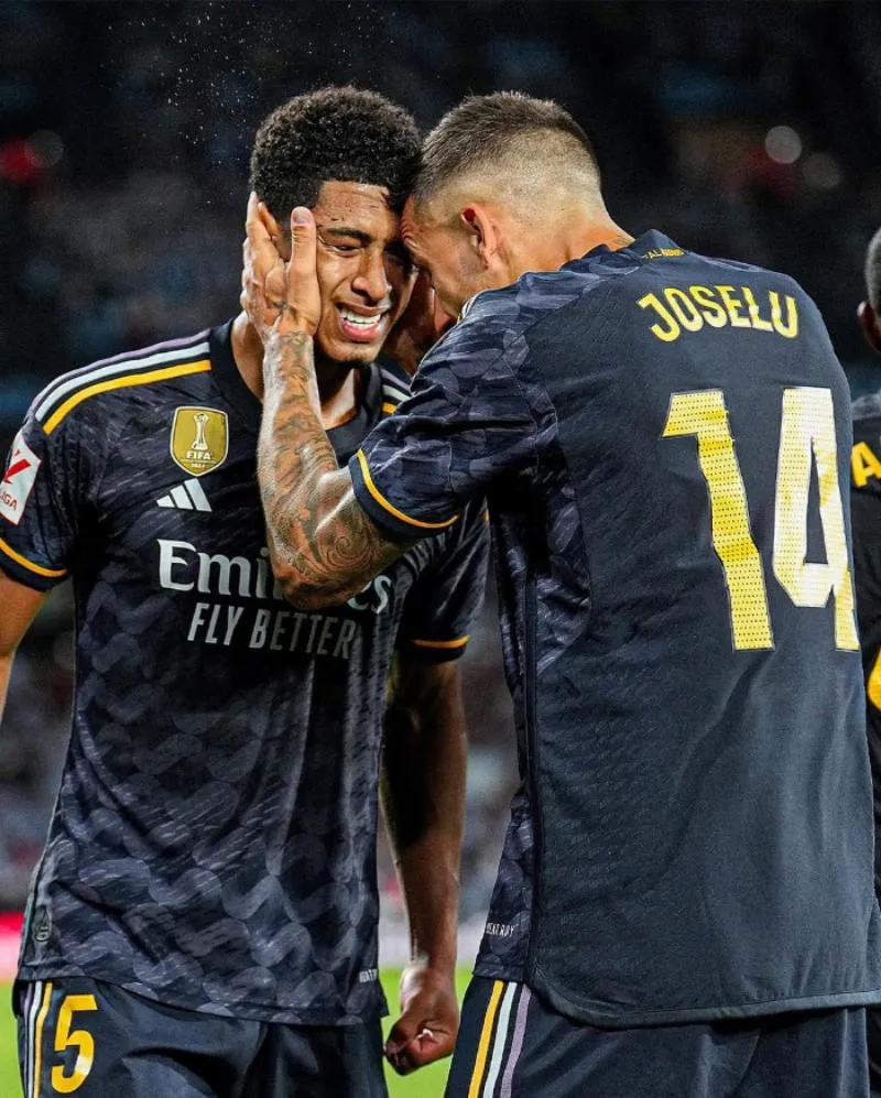 Jude Bellingham celebrando su gol