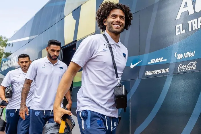 Huerta previo al juego de Pumas