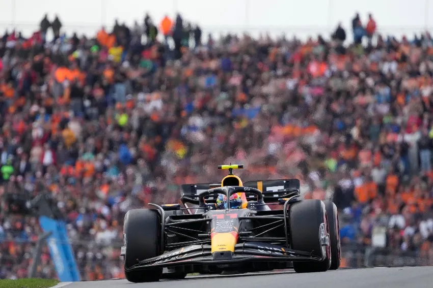 Checo Pérez en el GP de Países Bajos