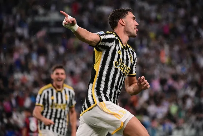 AP Dusan Vlahovic festeja su gol