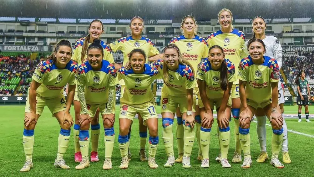 TWITTER: @AmericaFemenil Las jugadoras del América Femenil