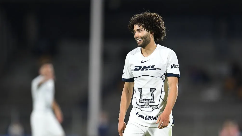 Huerta en un partido con los Pumas