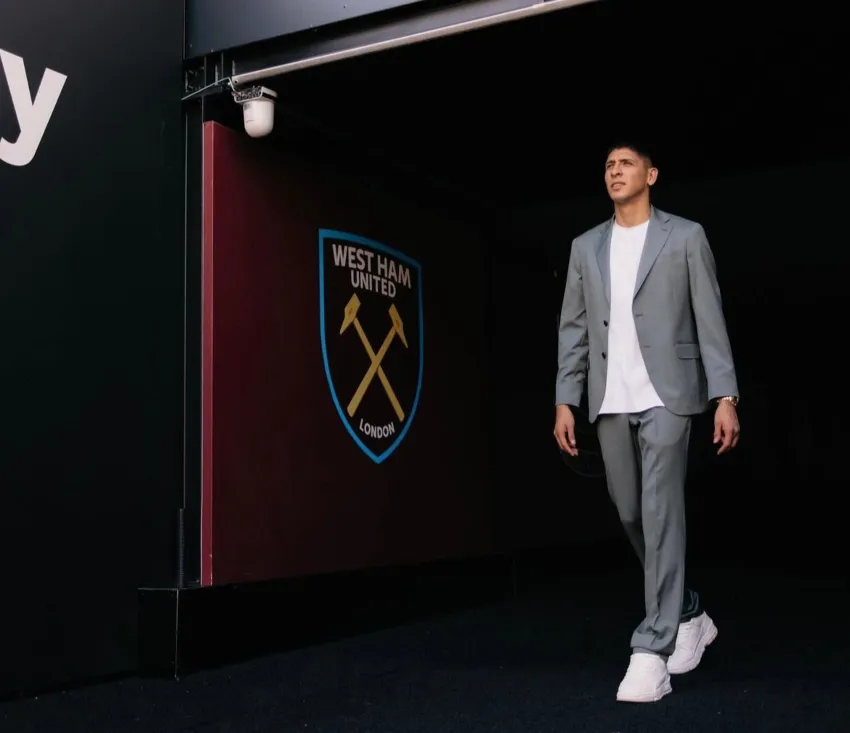 Visitando el estadio del equipo inglés