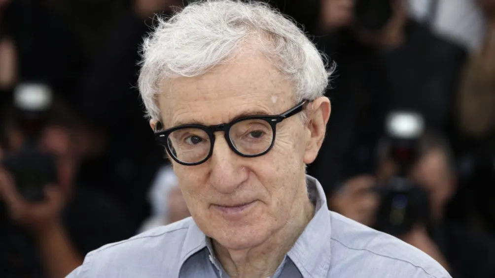 Woody Allen durante una entrega de premios