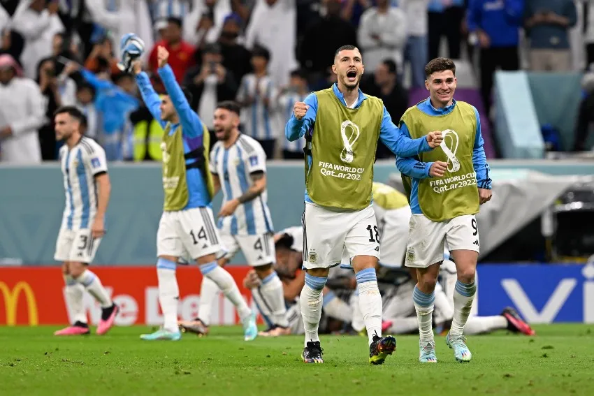 Los argentinos festejaron