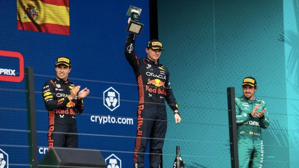 MEXSPORT El mexicano en un podio de la Fórmula 1