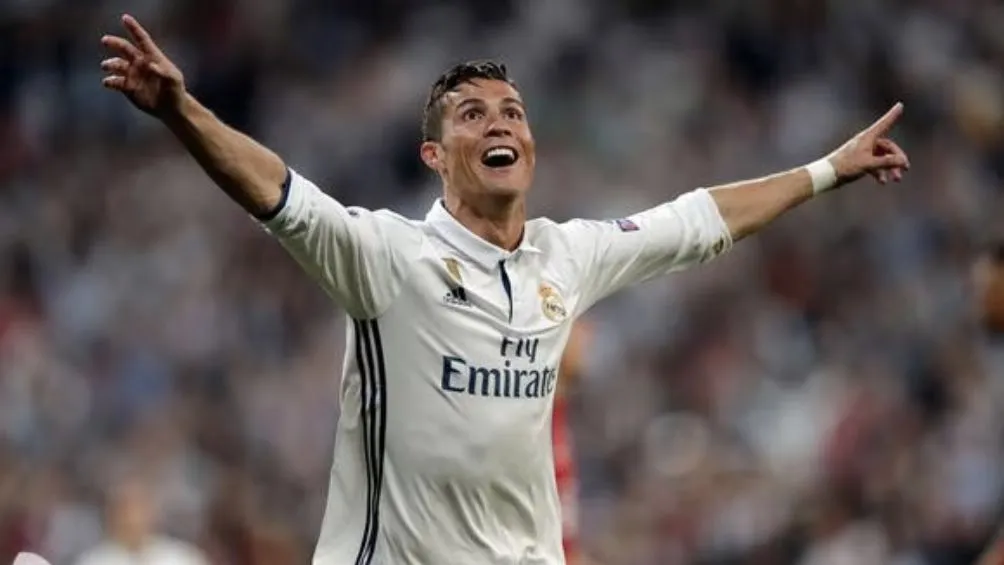 AP CR7 celebrando un gol con el Real Madrid