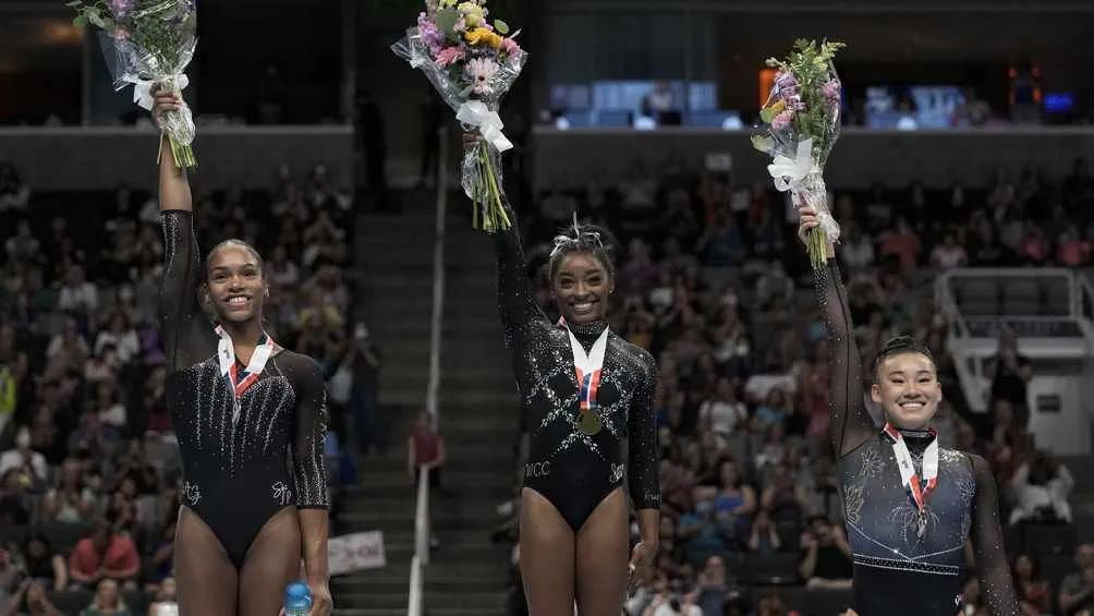 La gimnasta ganó su octavo título