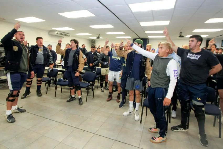 Pumas CU previo al inicio de la temporada de la ONEFA