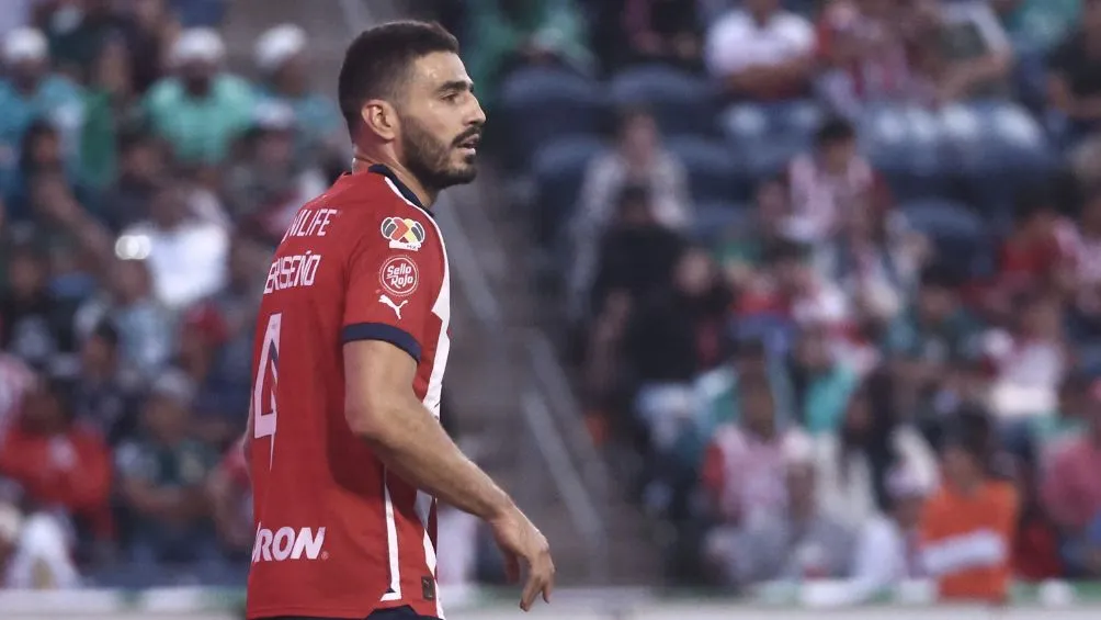 Briseño durante el juego ante León