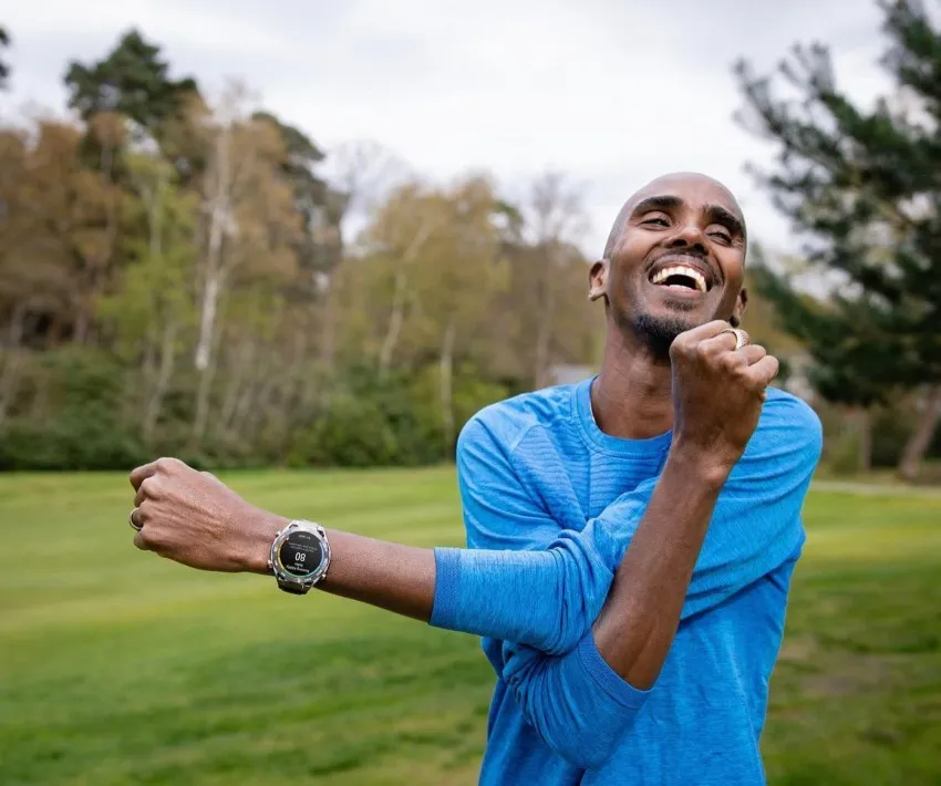 Estirando antes de entrenar