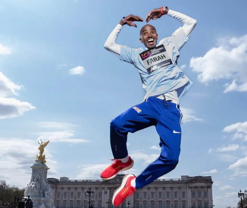 Saltando de alegría