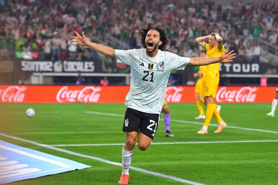 Chino Huerta metió gol contra Australia