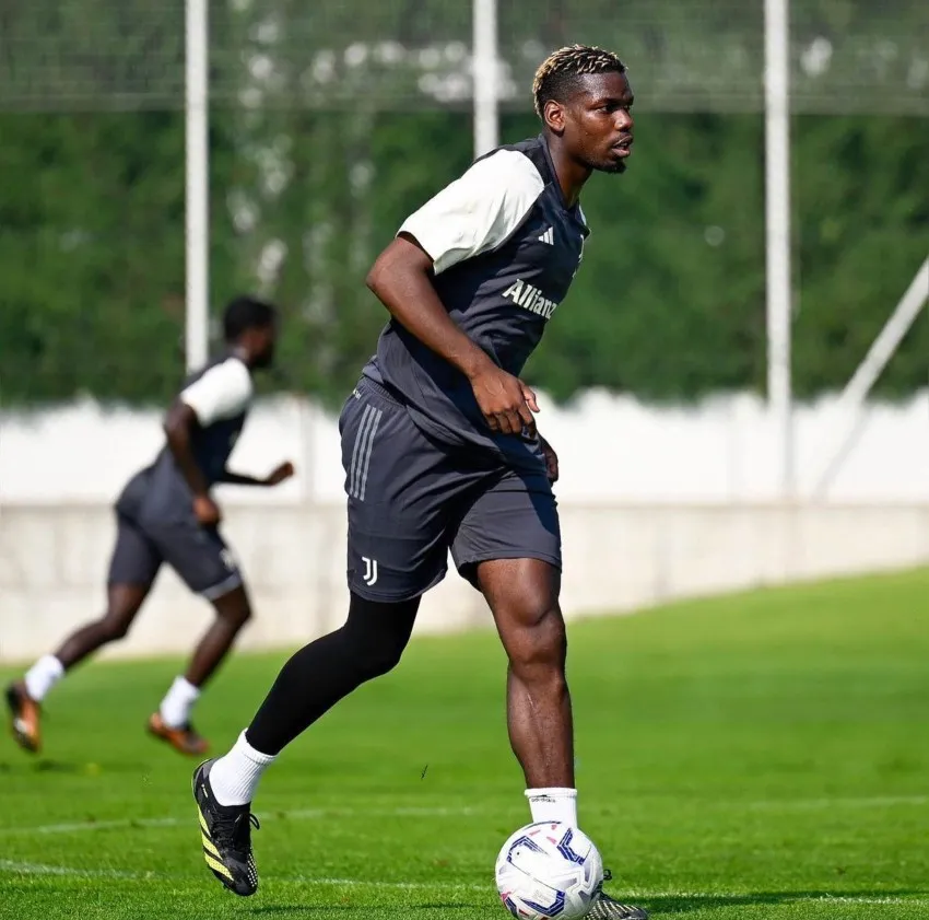 En entrenamiento con el equipo italiano