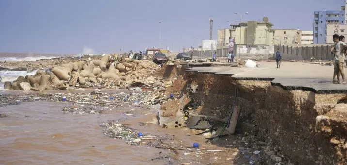 Afectaciones en Libia tras tormenta 'Daniel'