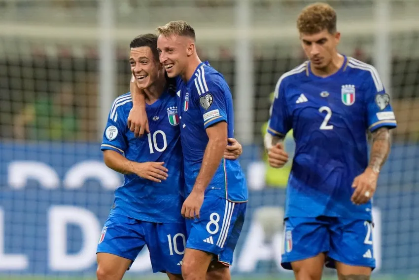 Festejo de los italianos