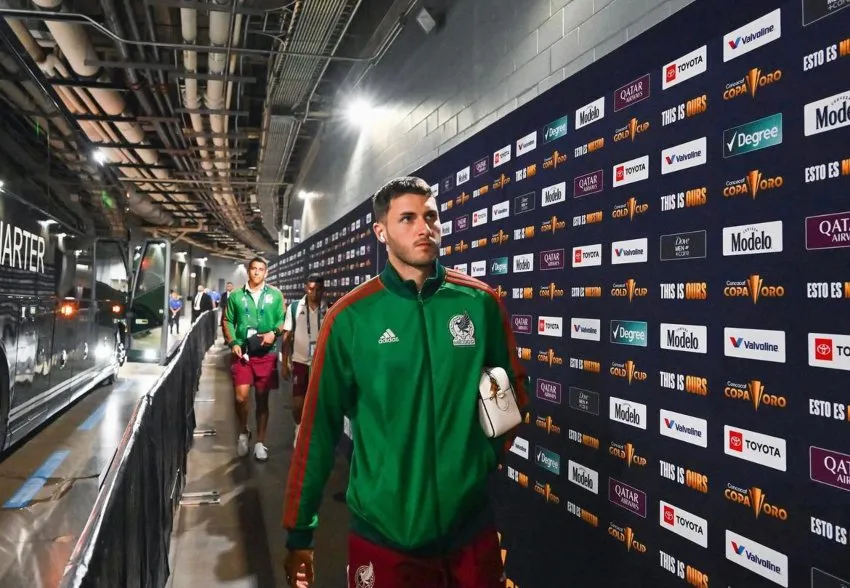 INSTAGRAM: @sant.gimenez Giménez con el Tri en Copa Oro