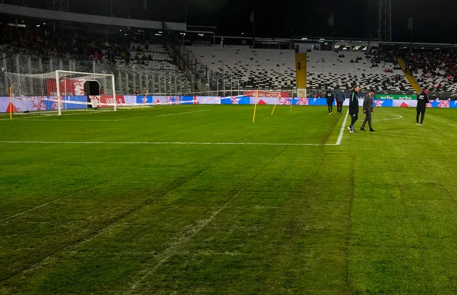AP Así lucía la cancha del Estadio Monumental David Arellano