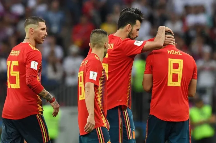 AP España siendo eliminada de Rusia 2018