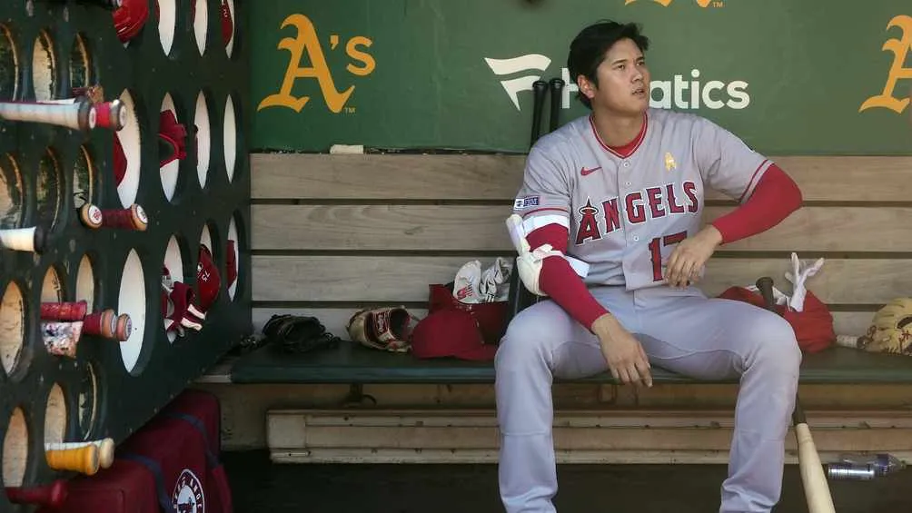 AP Ohtani se lastimó el oblicuo
