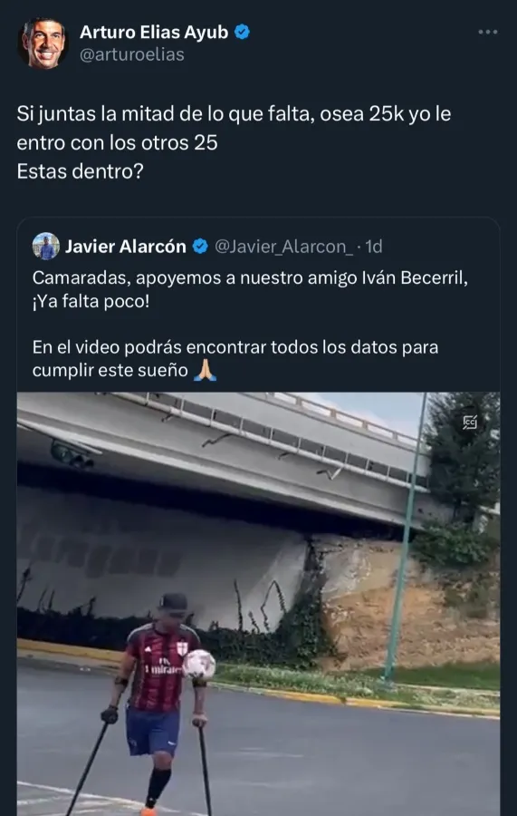 Elías Ayub se dispuso a pagar el dinero faltante