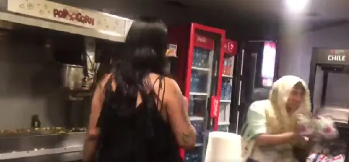 CAPTURA DE PANTALLA Mujer trans saqueó la Cineteca Nacional